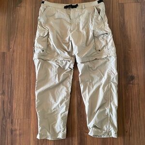 REI Co-op Sahara Convertible Hiking Pants – Men’s Large x 30 – Tan – UPF 50+